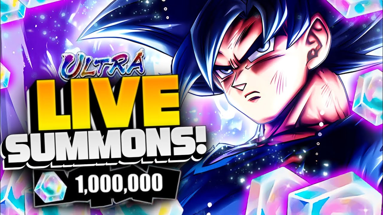 LIVE SUMMONS FOR ULTRA UI SIGN GOKU! (Dragon Ball LEGENDS)