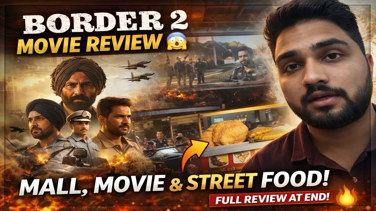 Border 2 Review 🔥 Mall Vlog & Street Food | Worth Watching?