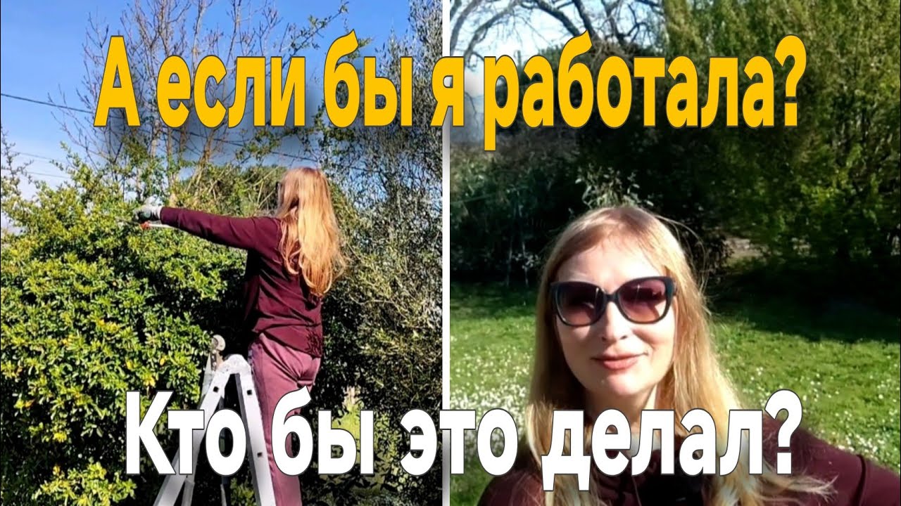 Работаю в саду и думаю: если бы у меня была обычная работа…