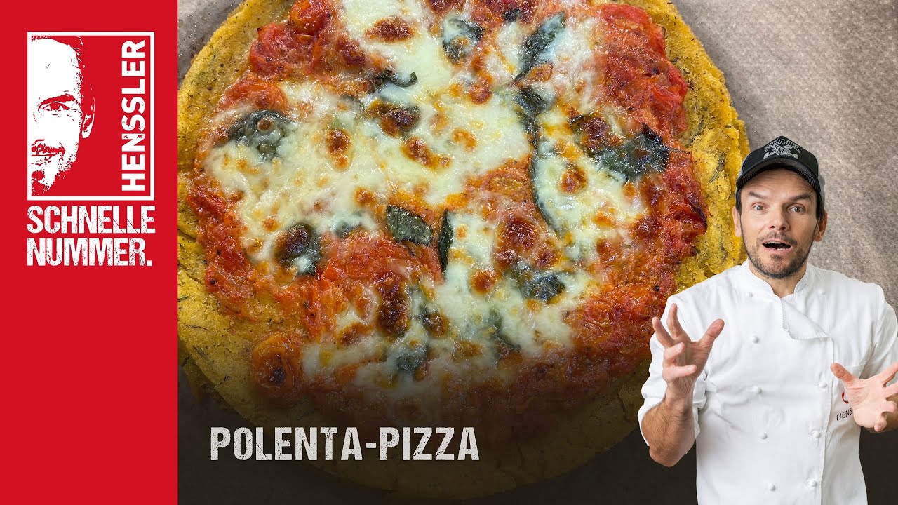 Schnelles Polenta-Pizza Rezept von Steffen Henssler
