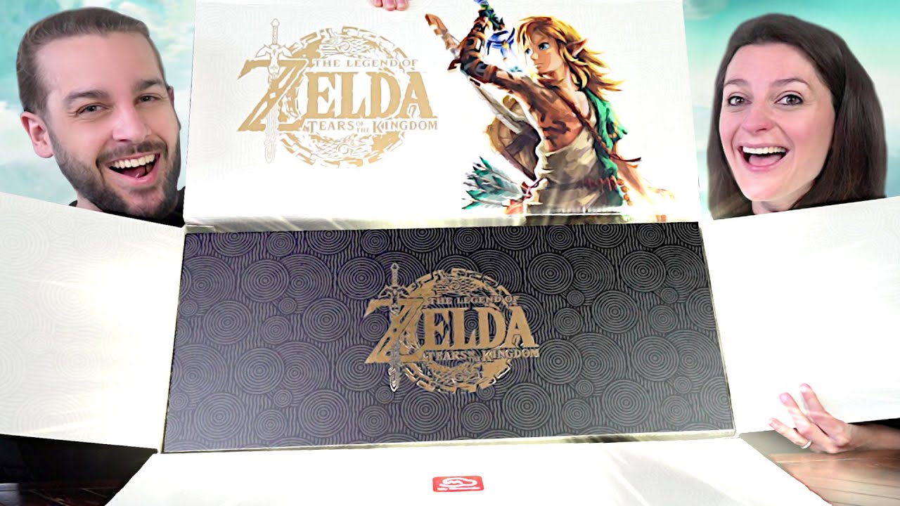 NINTENDO NOUS A ENVOYÉ UN COLIS XXL ZELDA TEARS OF THE KINGDOM !