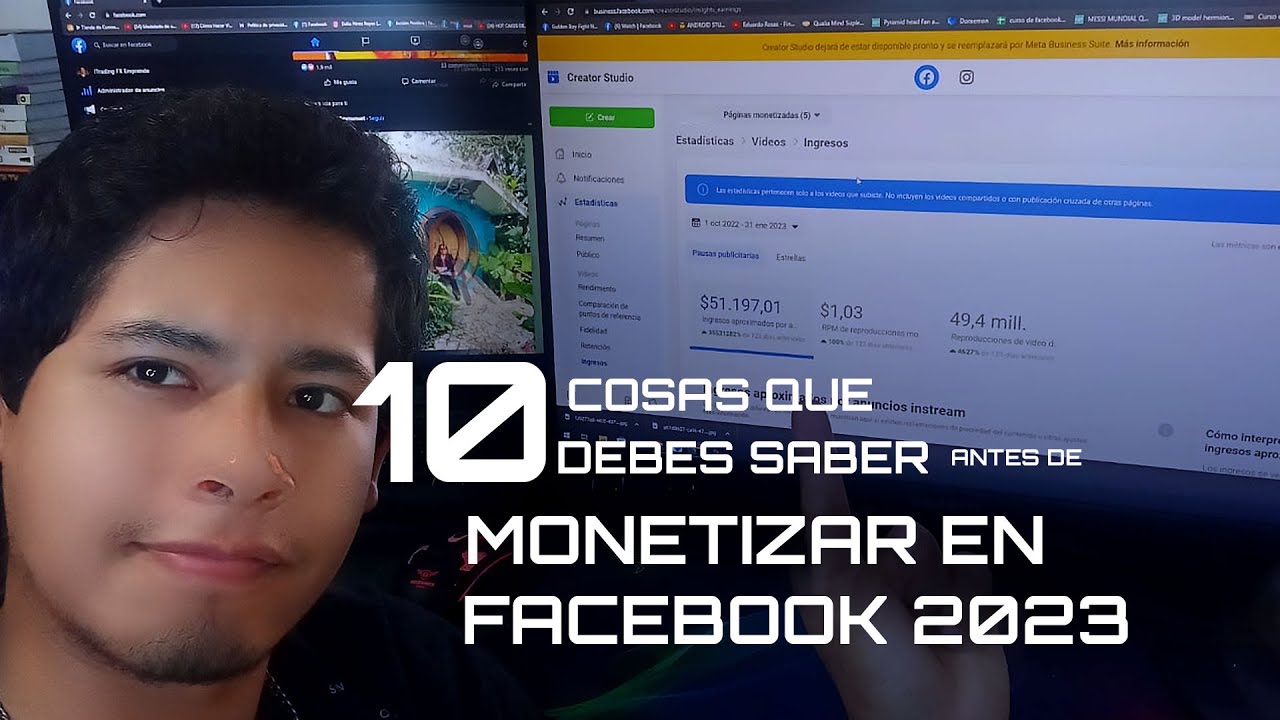 10 cosas que debes saber antes de MONETIZAR en FACEBOOK este 2023