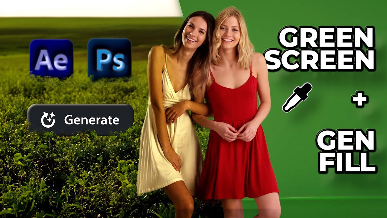 How to Master Chroma Keying in 2024: After Effects Green Screen Compositing with Generative Fill