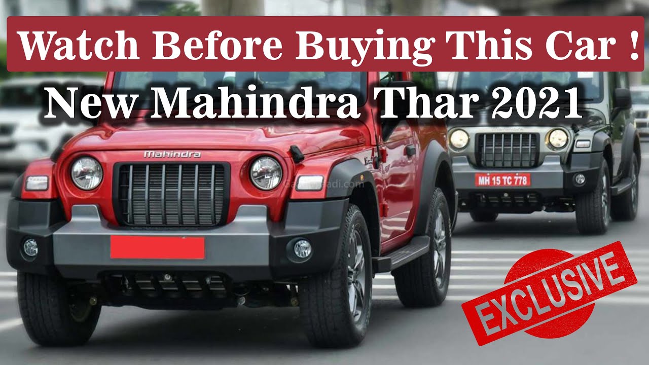 New Mahindra Thar 2021 - Waiting period ? | The Garage Official