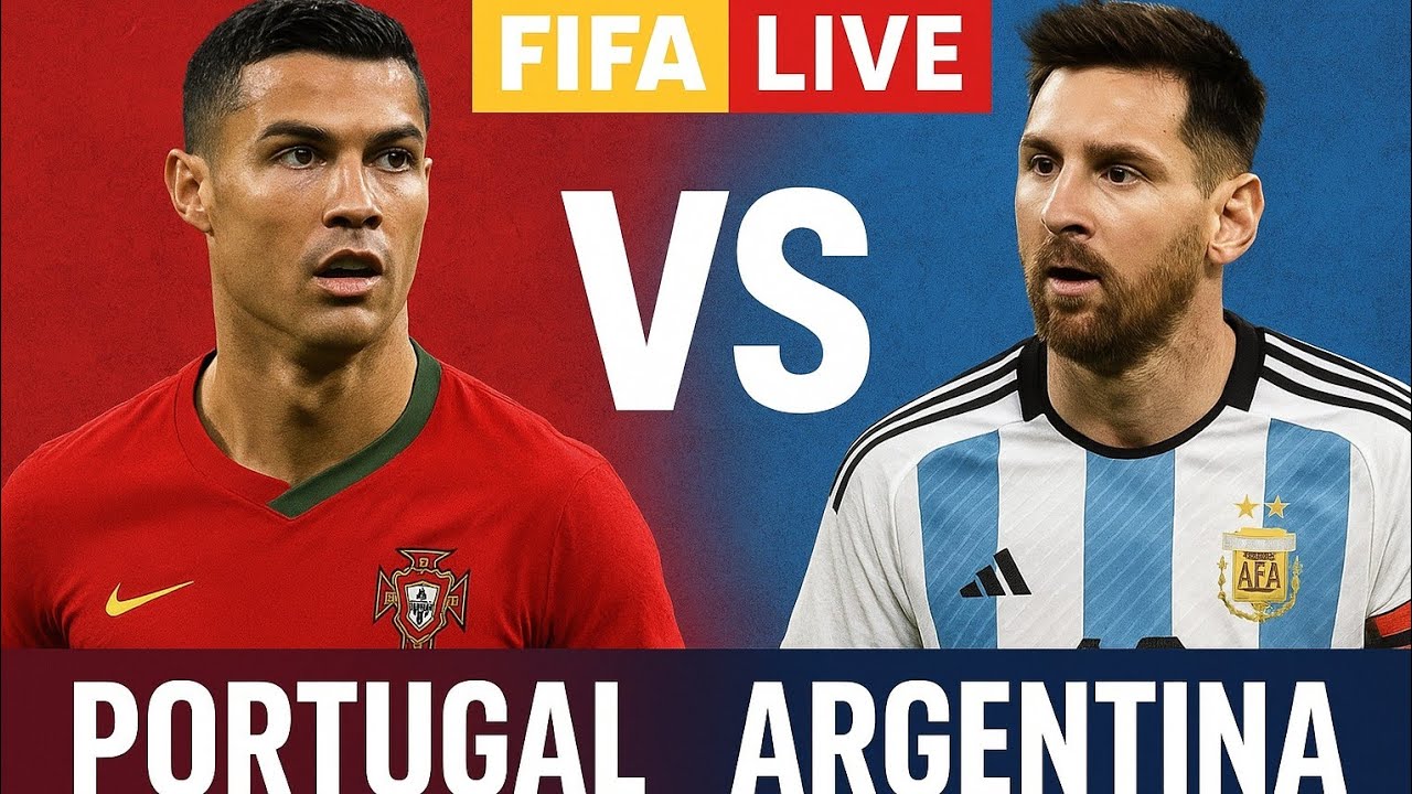 🔥 Portugal vs Argentina – LIVE Match | Ronaldo vs Messi Showdown ⚽🇵🇹🇦🇷
