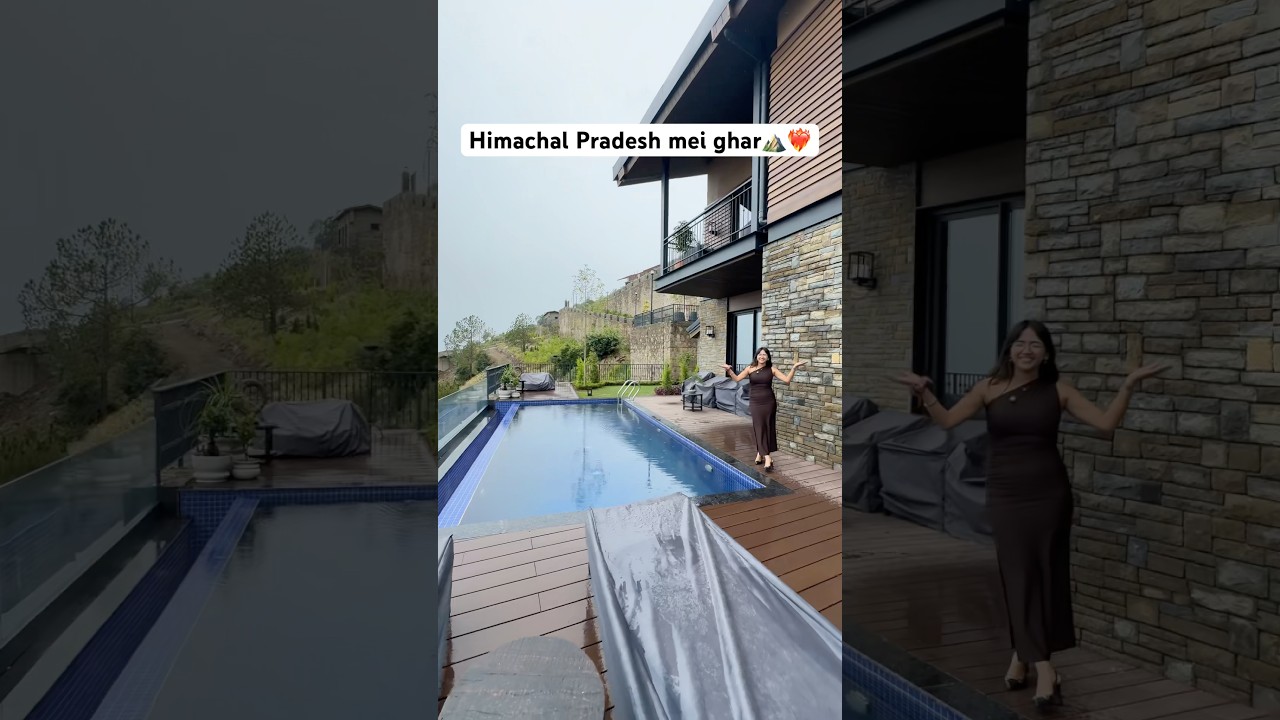 Luxurious 400 gaj villa for sale near kasauli, Himachal pradesh, with swimming pool and many more
