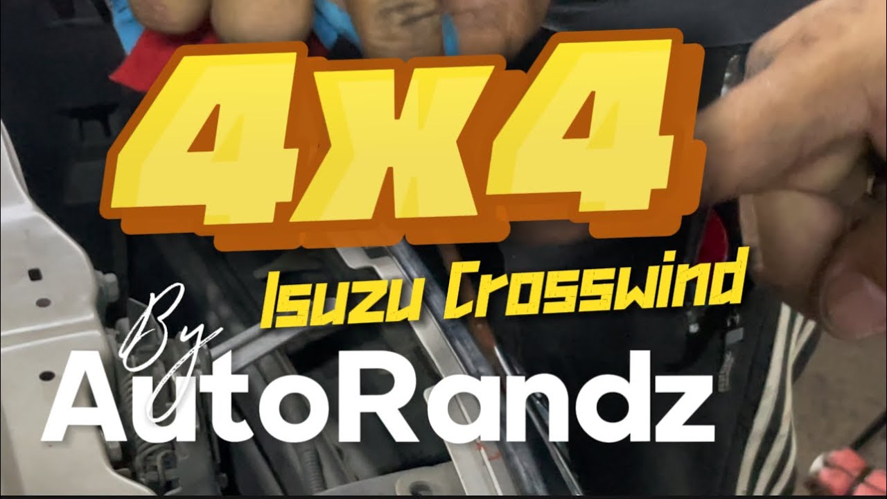 ISUZU CROSSWIND XT TRANSFORMED TO 4X4 OFFROAD VEHICLE