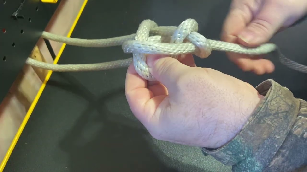 If You can’t tie knots “The Kalmyk loop “