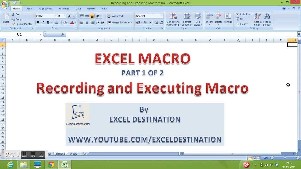 How To Create A Macro : Learn To Write Useful Macro in Excel 2010