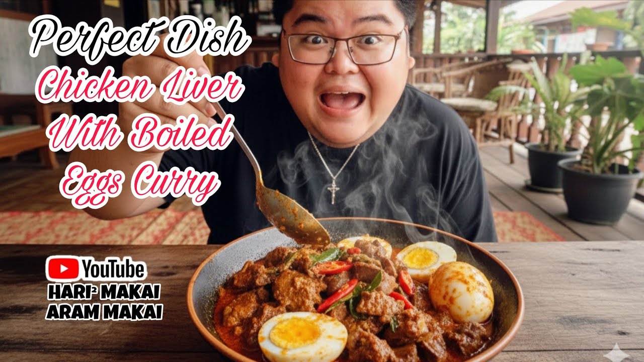 Spicy Chicken Liver & Boiled Egg Curry That Hits HARD! 🔥 Mukbang