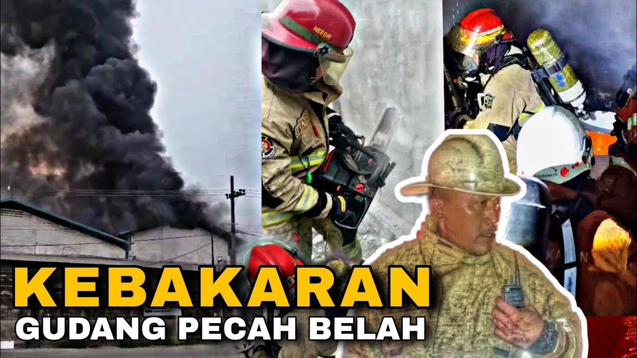 KEBAKARAN GUDANG PECAH BELAH - JL. GREGES