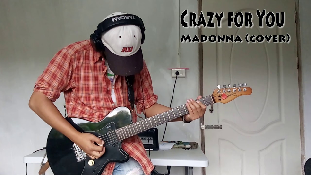 Crazy for you Madonna - Electric Guitar cover by Santi home studio #music #Guitar #Guitarplayer