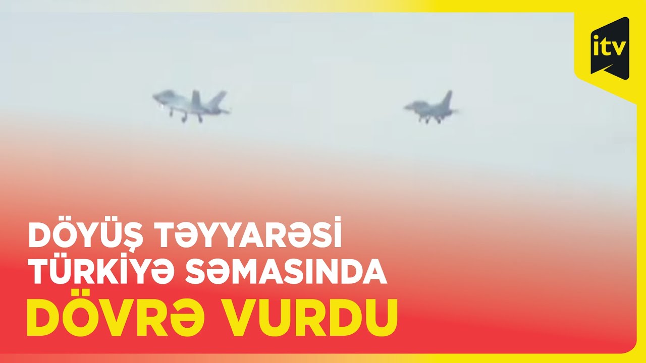 Türkiyənin döyüş təyyarəsi KAAN-dan möhtəşəm uçuş