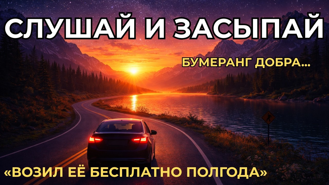 Это видео 100% ПОМОЖЕТ тебе УСНУТЬ!😪Добрая живая история из жизни ПЕРЕД СНОМ. Слушай и засыпай ночью