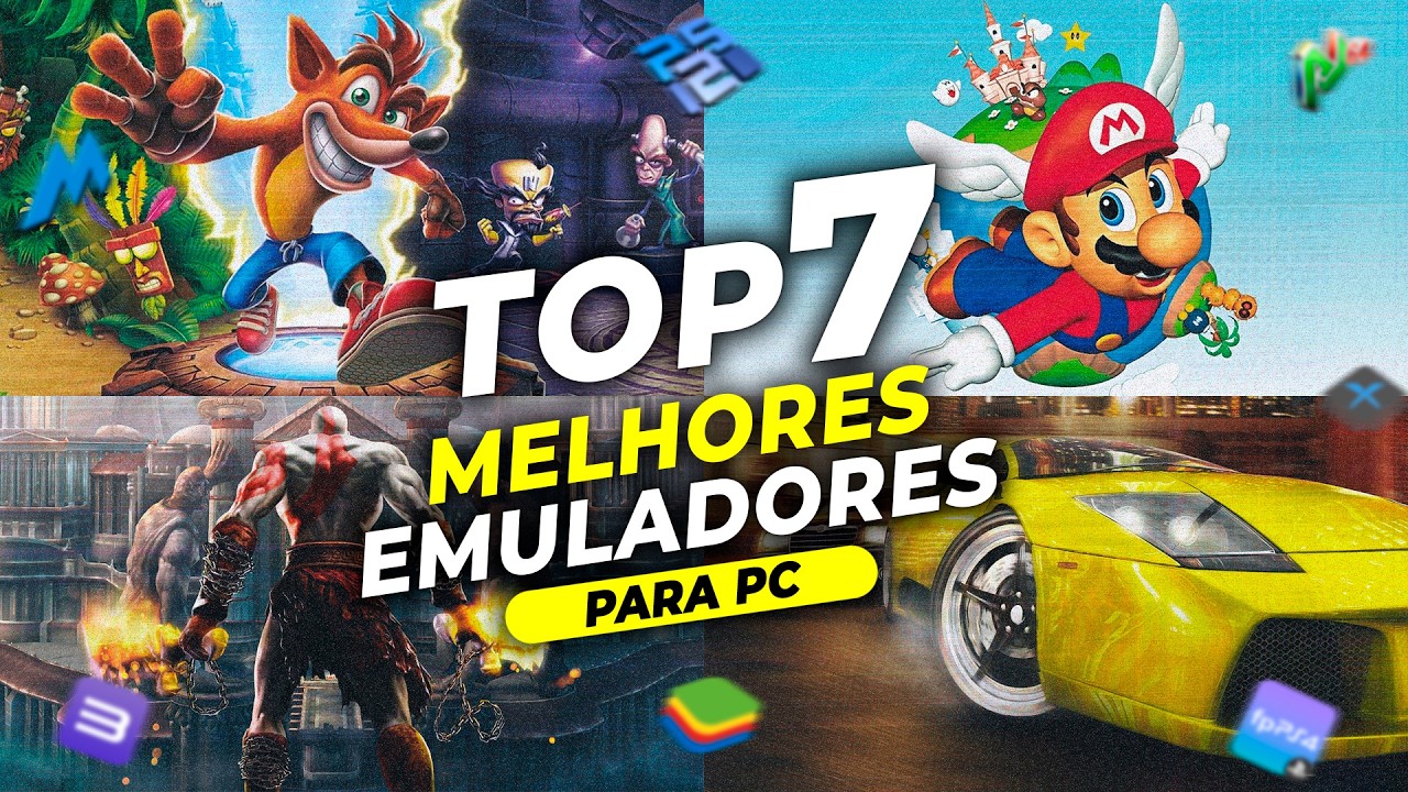 TOP 7 MELHOR Emulador Para PC Em 2026! 🎮 Emulador de PS2,  Xbox 360 e Outros!
