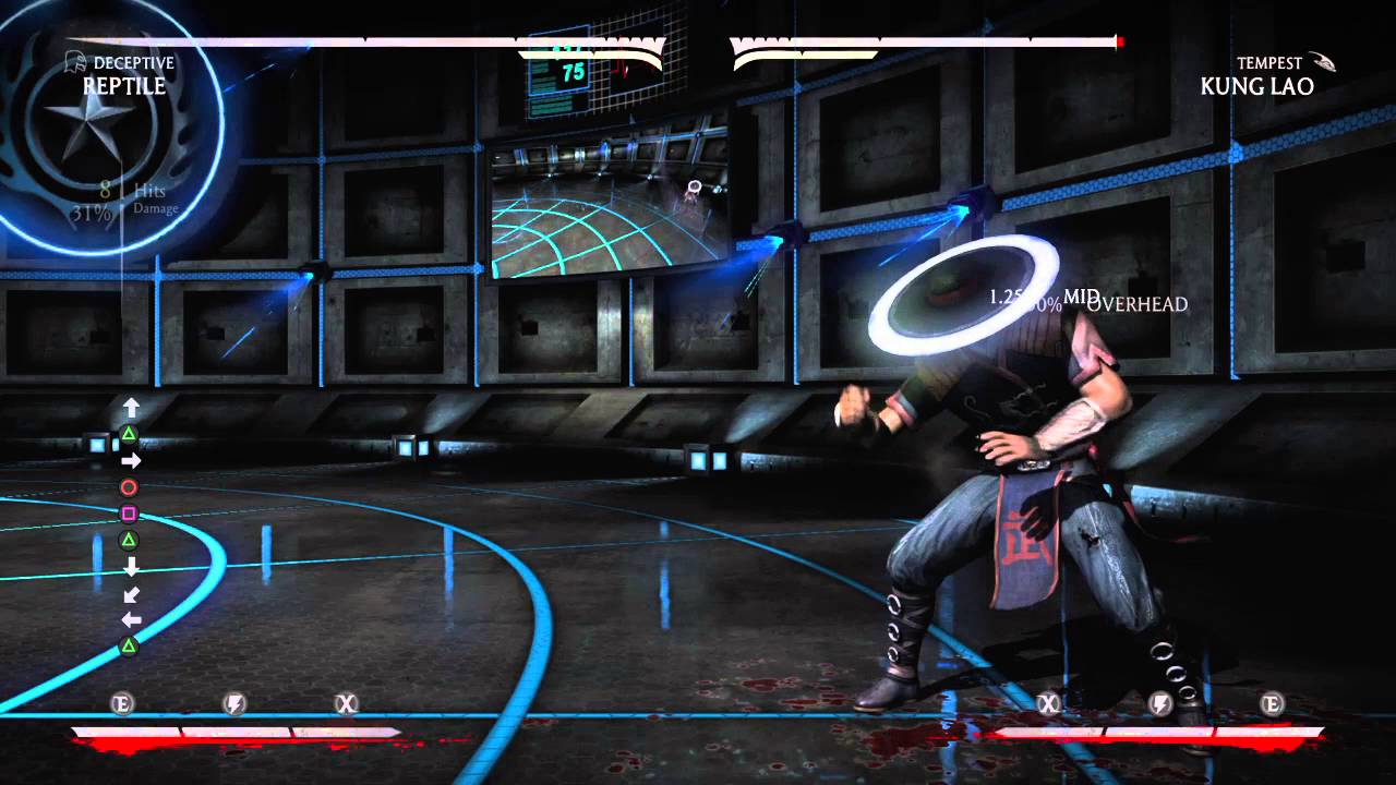Mortal Kombat X - Reptile (Deceptive) Invisibility 50/50 Setup