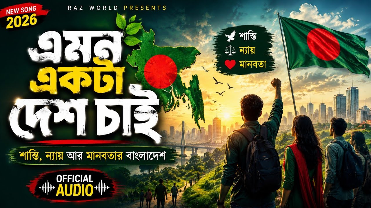 এমন একটা দেশ চাই | New Bangla Song 2026 | Desh Premer Gaan 🇧🇩