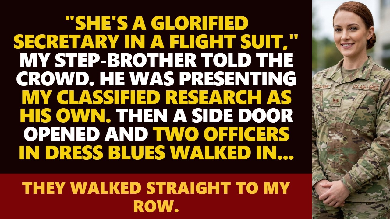 My Step-Brother Told 300 Investors I Was a Glorified Secretary — Then a Two-Star General Saluted Me