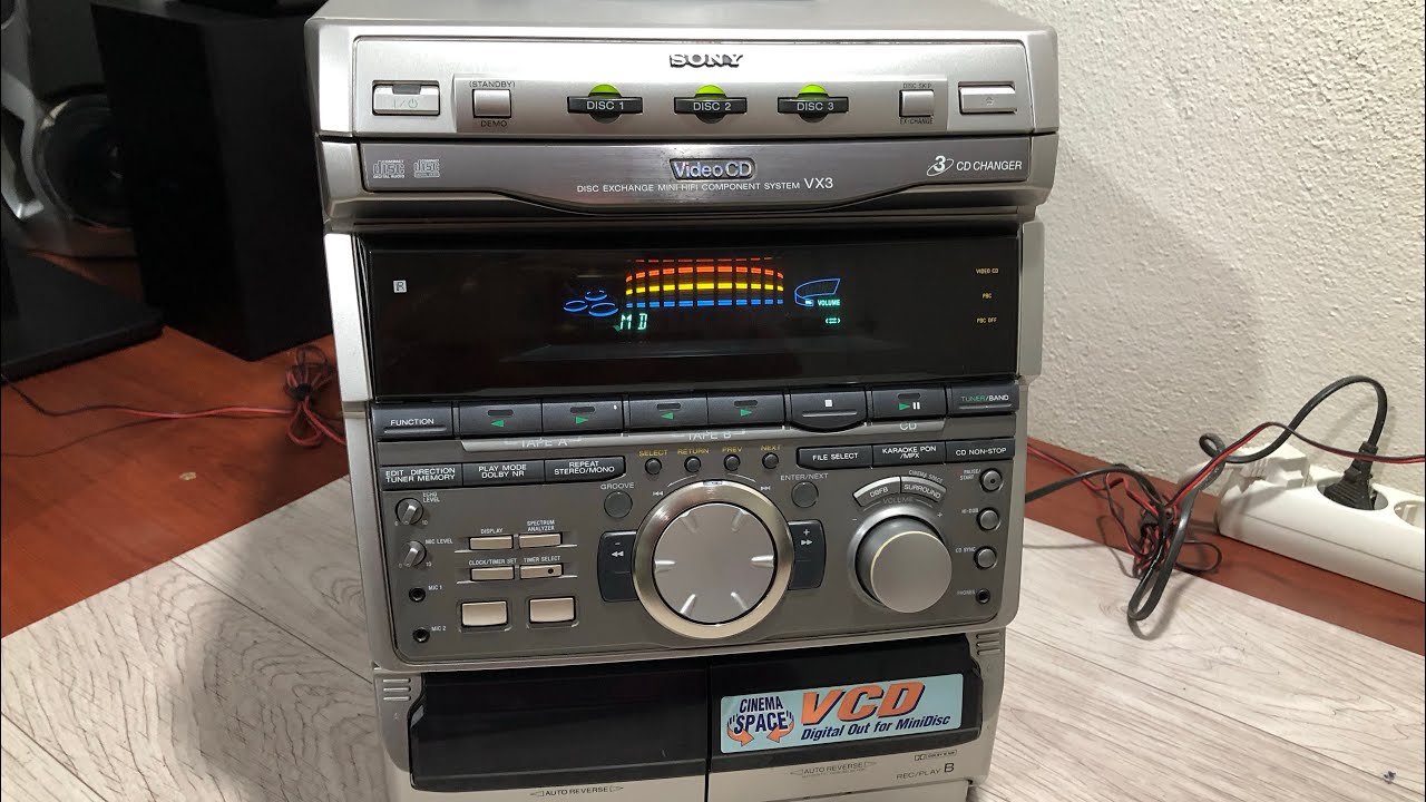 SONY MHC-VX3 restoration bakım onarım maintenance repair müzik seti