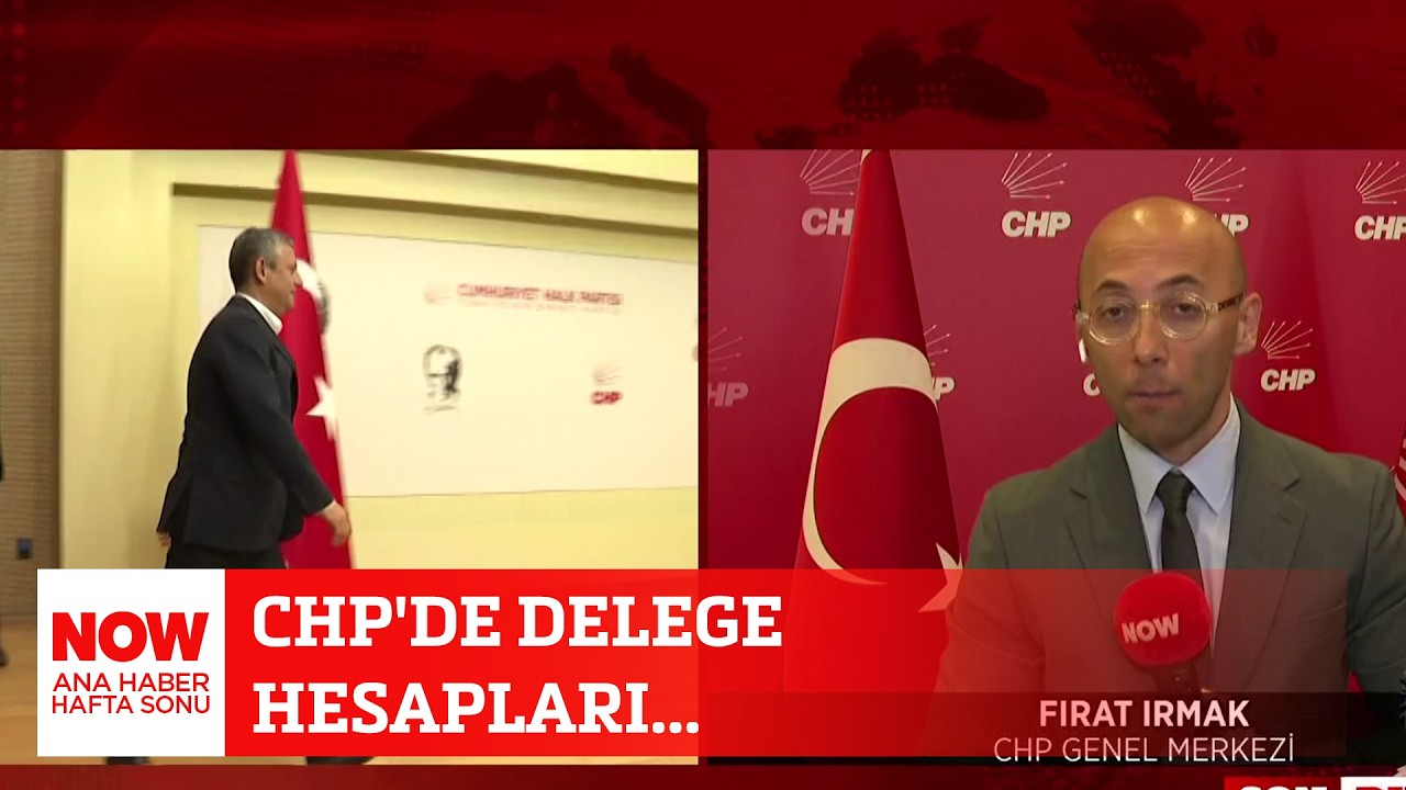 CHP'de delege hesapları... 23 Mayıs 2026 Ozan G&uuml;ndoğdu ile NOW Ana Haber Hafta Sonu