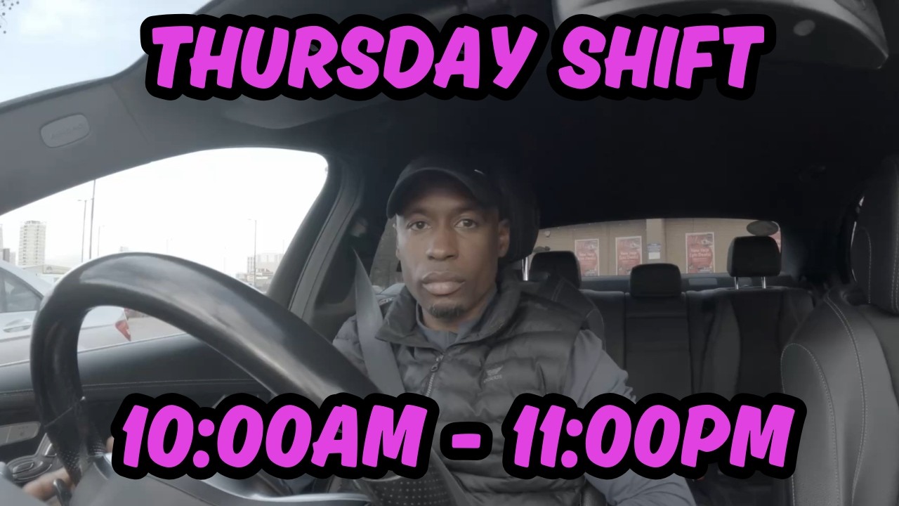 Uber Vlog | Regular Thursday Shift | 10:00am to 11:00pm