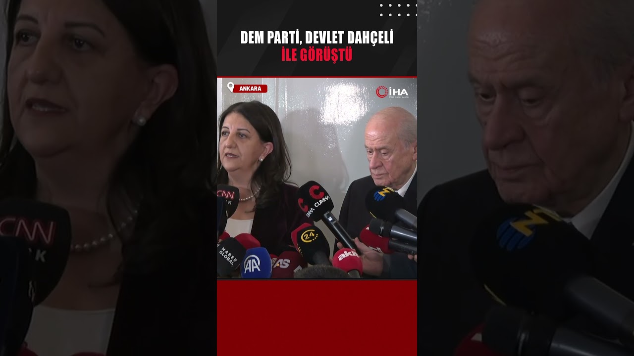 DEM Parti İmralı heyeti ile MHP Genel Başkanı Devlet Bah&ccedil;eli g&ouml;r&uuml;şmesi sona erdi