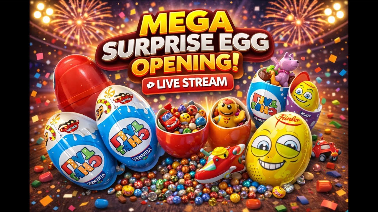 Eggs unboxing ASMR satisfying live video 😜😜🤓🤓 #asmr #satisfying #kinderjoy #egg