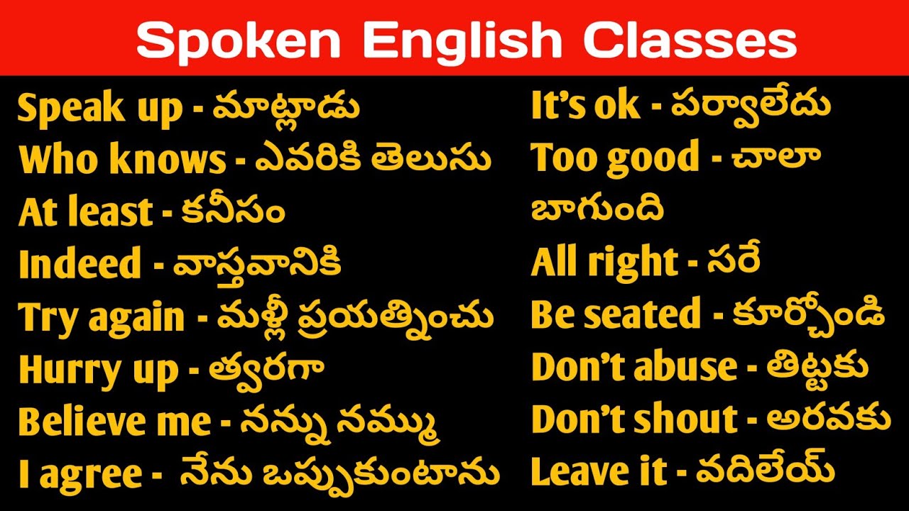 Daily Use Small Sentences | Lesson#70|Spoken English Through Telugu |