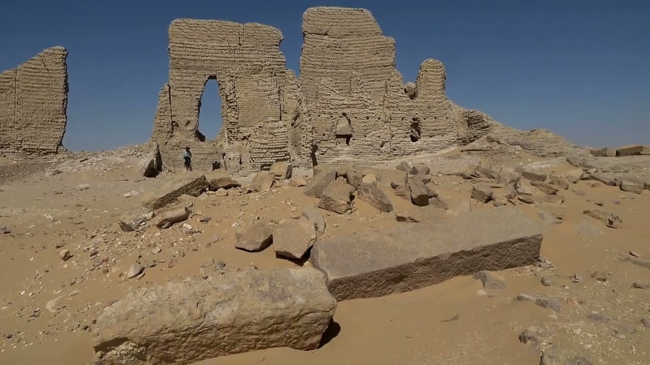 Soknopaiou Nesos ancient city in the desert (Dimeh es-Seba, Dimé), ancient Egypt 2025, part B