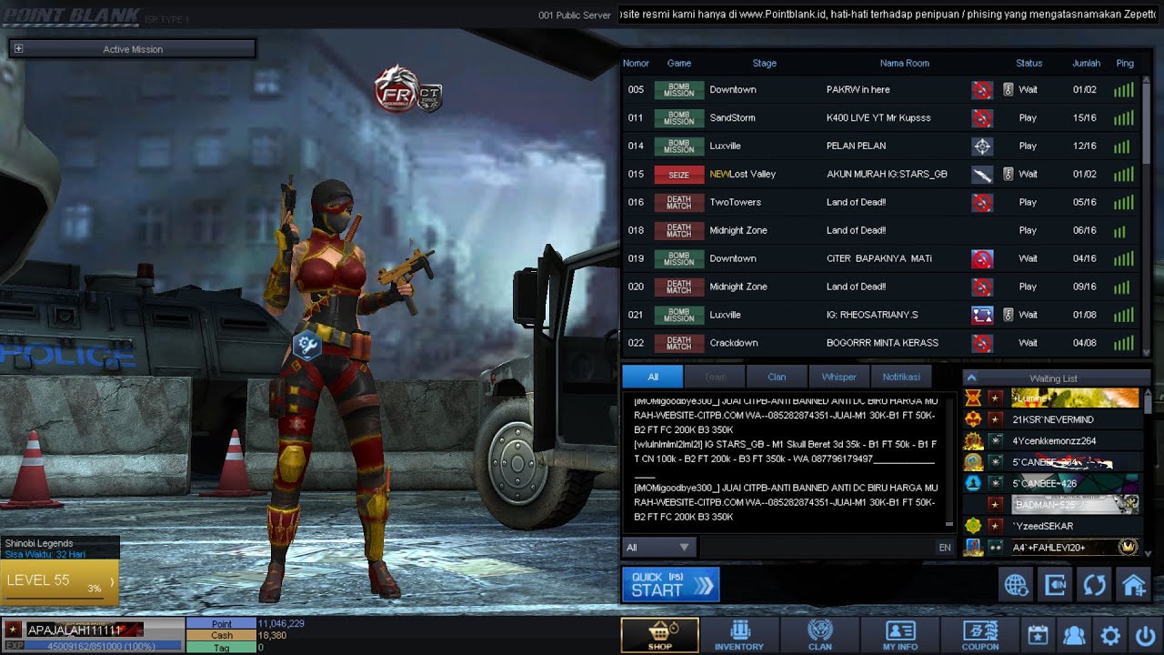 Live Stream point blank indonesia bersama dody wiguna @dodywiguna
