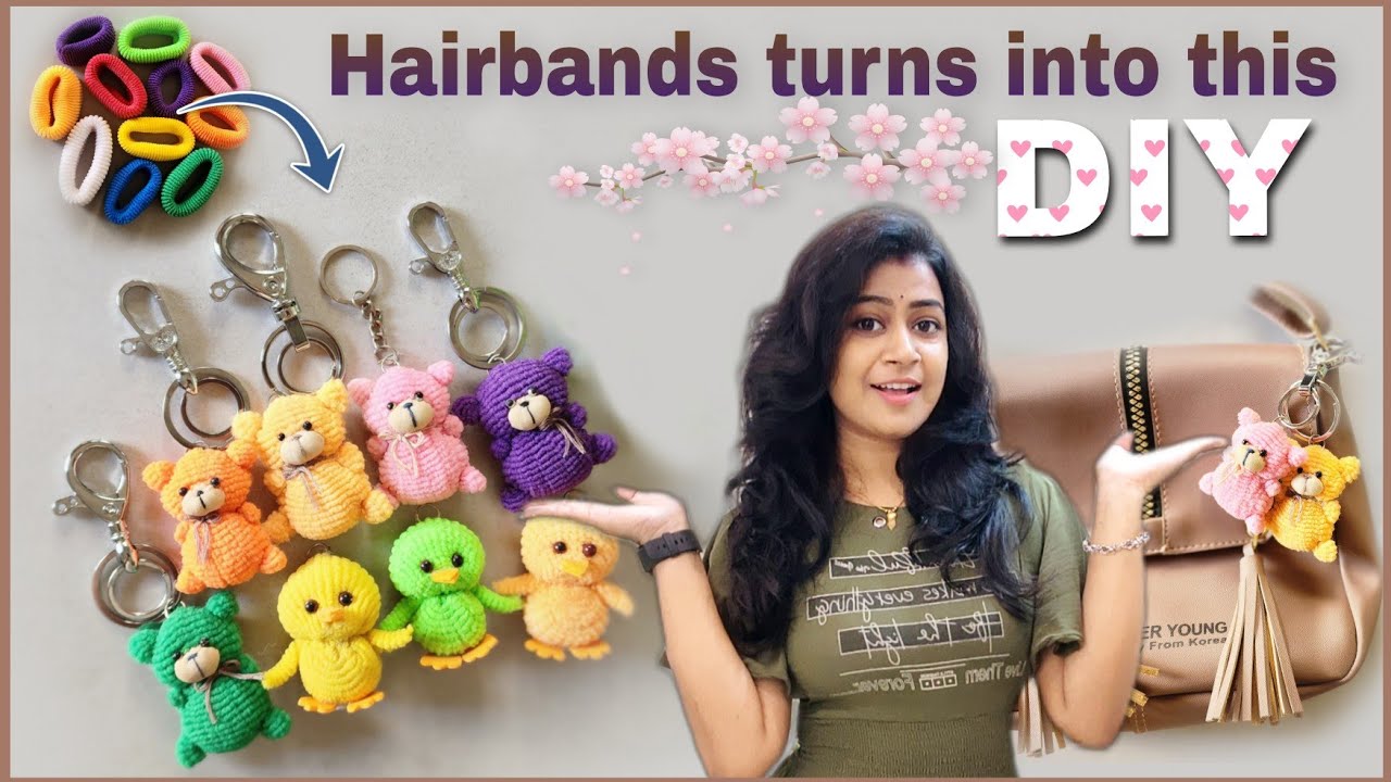 DIY 2 Best Reuse idea of Old Hair bands | diy from wastematerials| Part-1