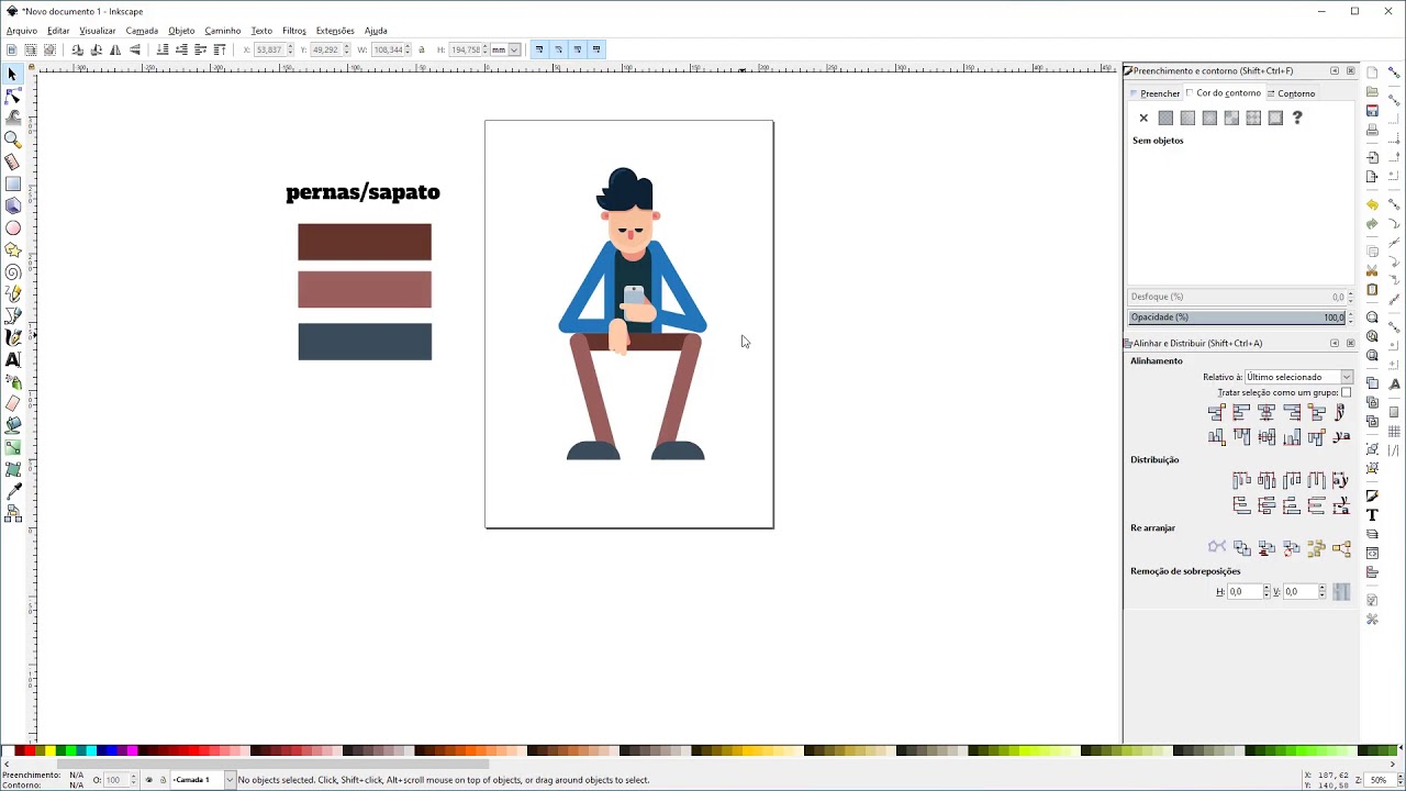 Vamos fazer um personagem Flat ?