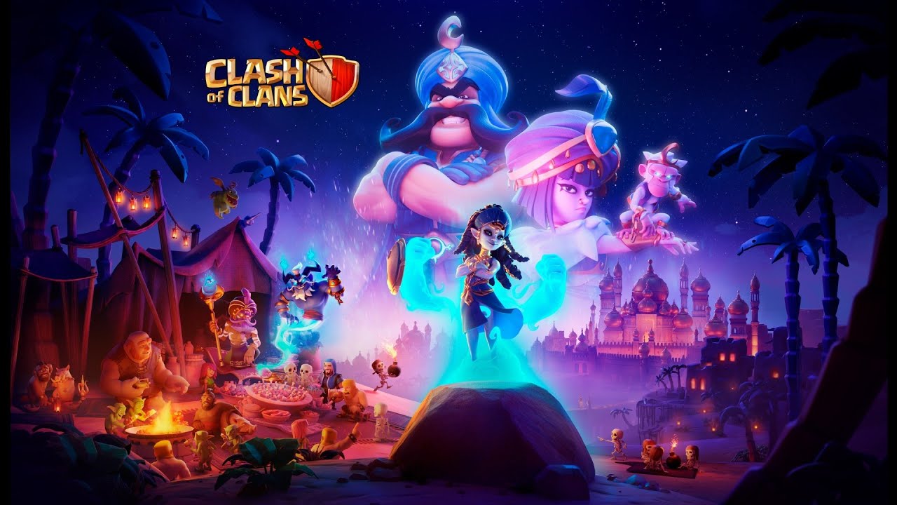 Chegou a *NOVA* Temporada NOITES ÁRIDAS + Skin REI DO DESERTO no CLASH OF CLANS! Janeiro/2026