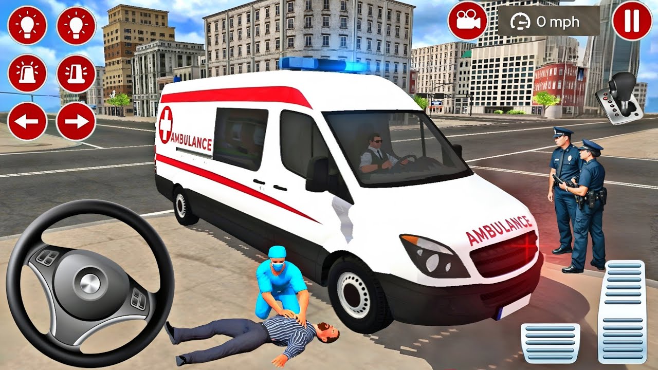 محاكي قيادة شاحنة الإطفاء الحقيقي - ألعاب شاحنة الإطفاء - ألعاب السيارات ألعاب الأندرويد #6