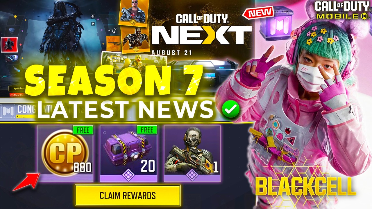 Утечки 7-го сезона | COD NEXT | БЕСПЛАТНЫЕ CP и 10 промокодов | BlackCell | COD Mobile | Утечки CODM