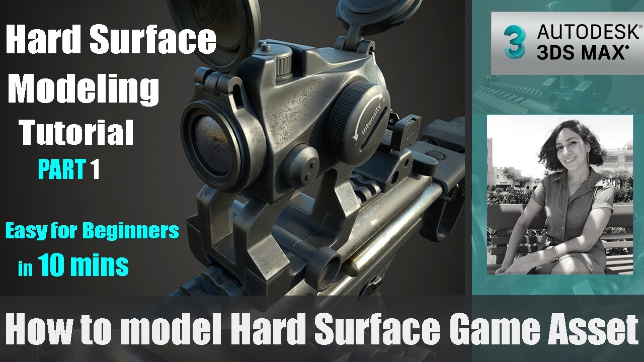 #3dsmax#hardsurface#modeling How to model Hard Surface Game Asset in 3ds Max