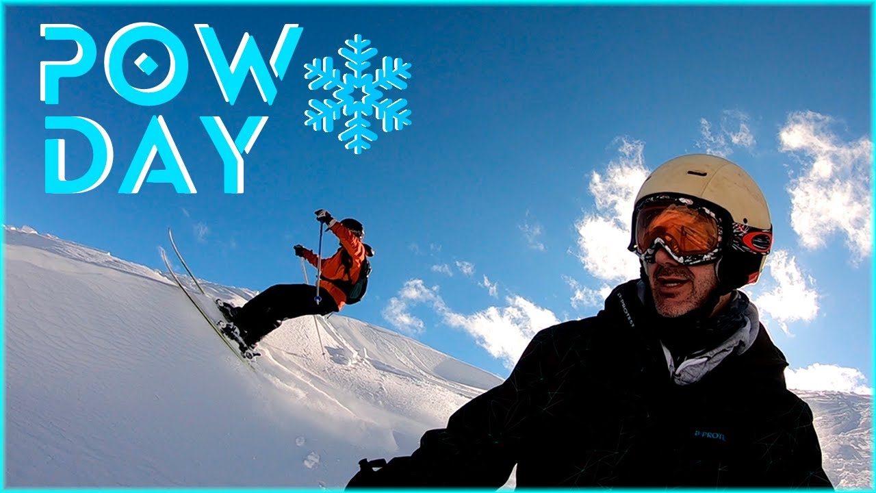 Pow day 🎁❄ petando el día de principio a fin🤟😎 #formigal #powder #pow