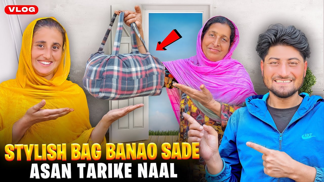 Market Varga styl￼ish bag banao sade asan tarike naal 😍