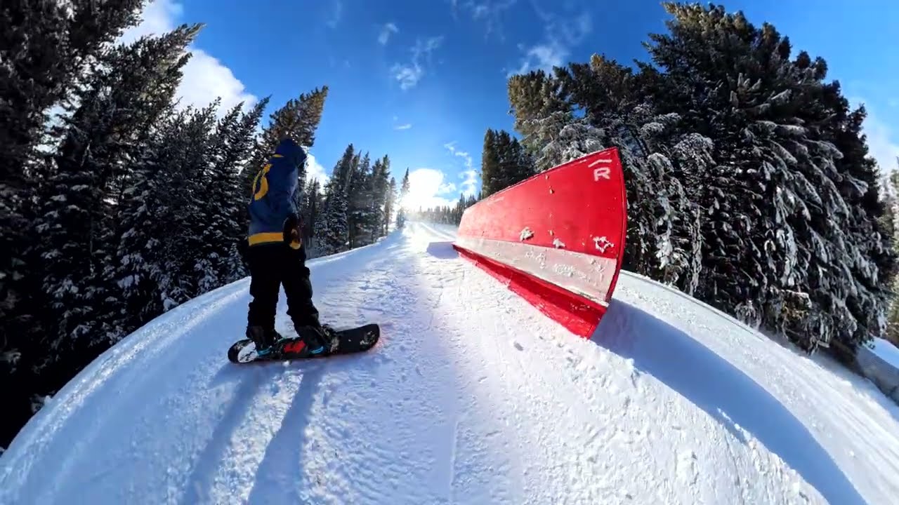 Red Gerard’s Backyard Park OPENING DAY! 🏂🔥 | Fresh Snow, Rails, Tube & Wall Ride Copper Jan 9, 2026