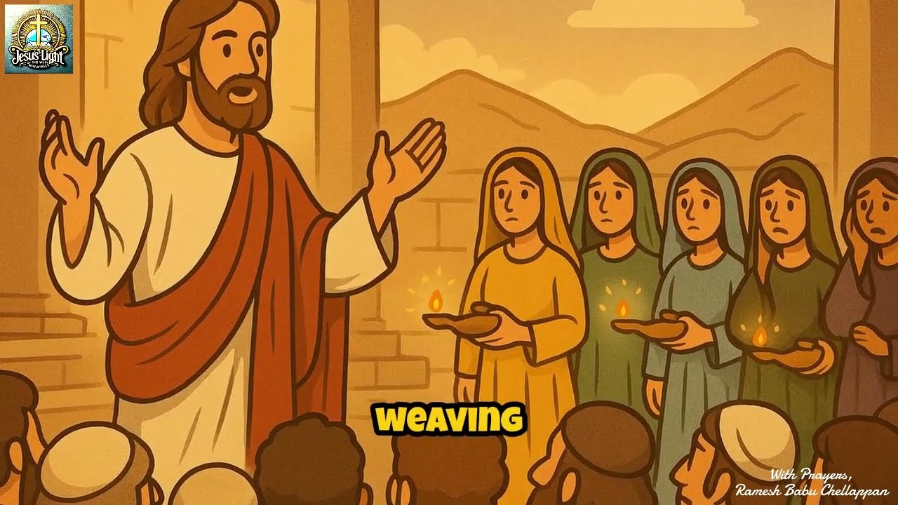 📖 Holy Tuesday Story for Kids | Jesus Teaches with Parables | Bible Story from Holy Week 🙏