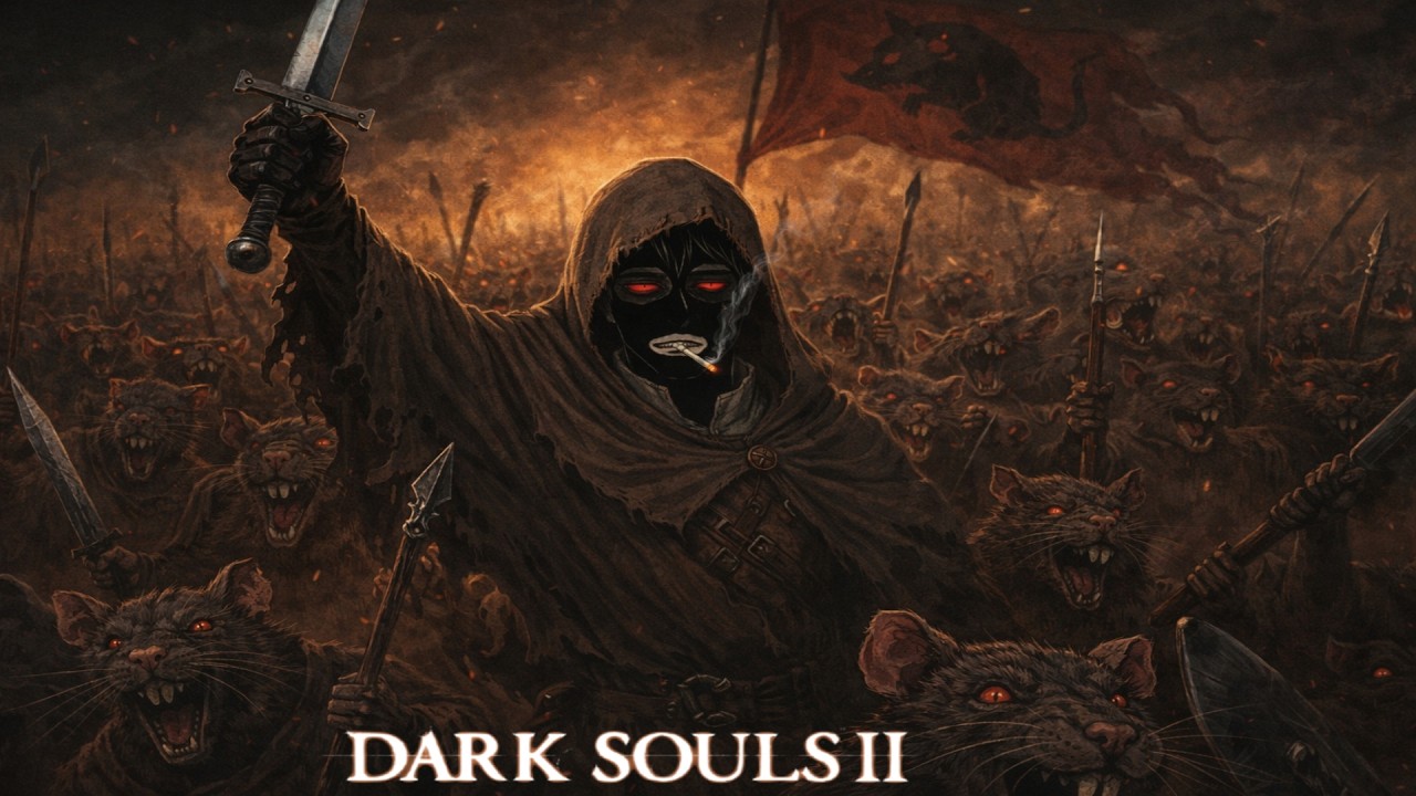 DARK SOULS 2. Крысиная армия выходит на тропу войны.