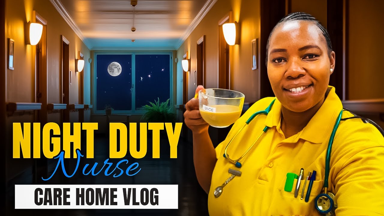 “Day in the Life of a Night Duty Nurse 🌙 | Care Home Vlog”