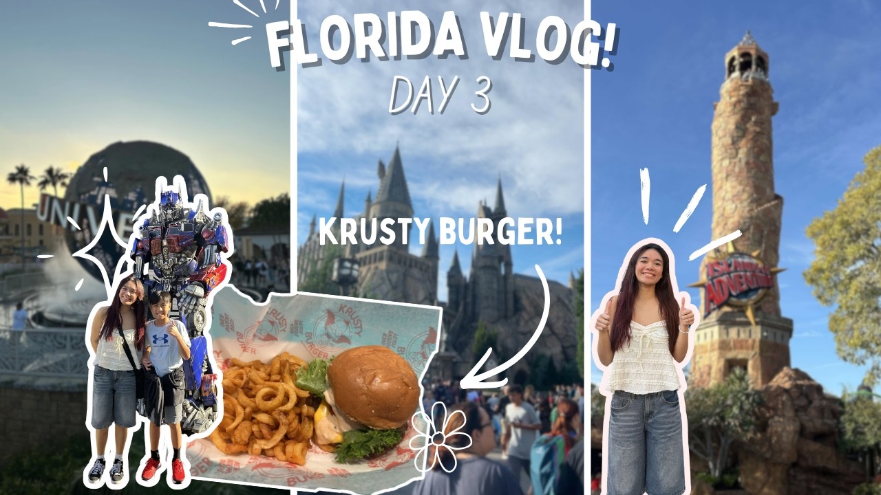DAY AT UNIVERSAL STUDIOS! | Florida vlog