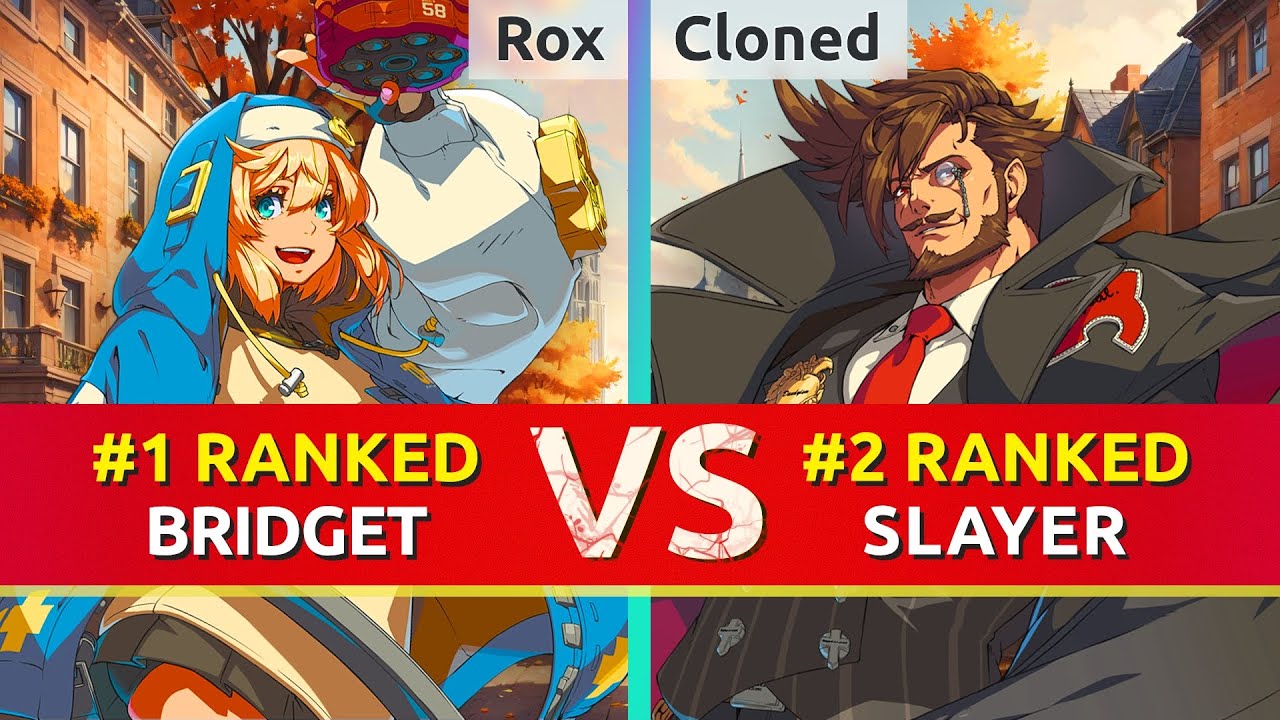 GGST ▰ Rox (#1 Ranked Bridget) vs Cloned (#2 Ranked Slayer). High Level Gameplay