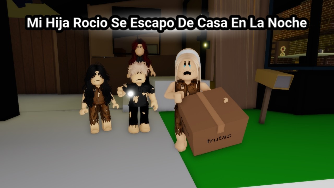 MI HIJA ROCIO SE ESCAPO DE LA CASA EN LA NOCHE 😟😩 HISTORIA TRISTE DE ROBLOX BROOKHAVEN