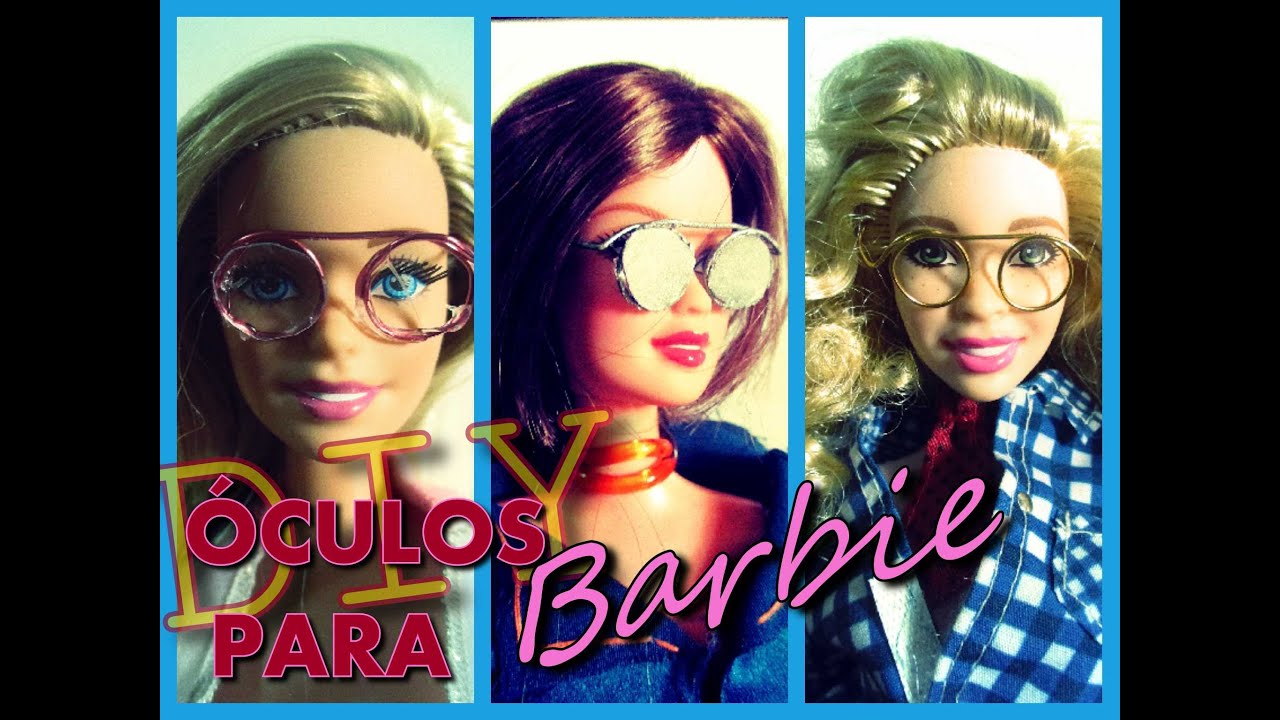 DIY ÓCULOS PARA BARBIE/ MAKE BARBIE GLASSES- MIDGE FREITAS