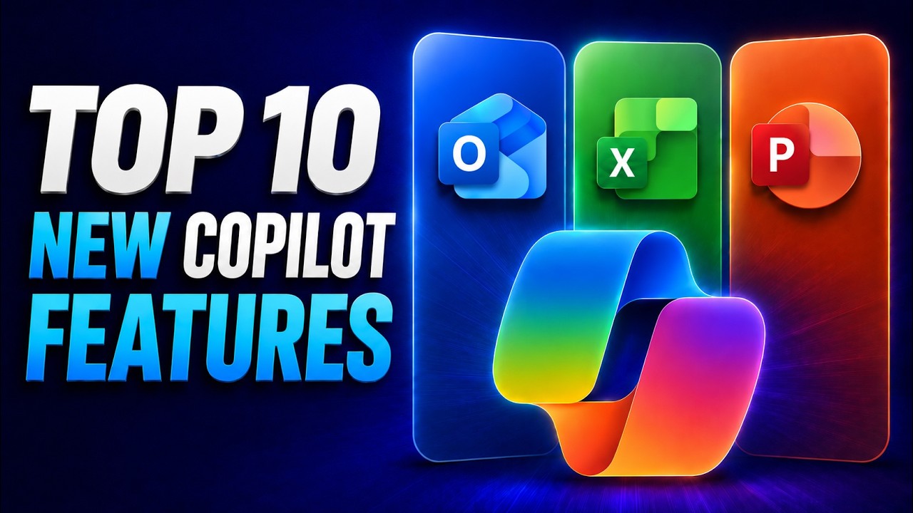 Топ-10 новых функций Microsoft Copilot в Outlook, Excel и PowerPoint (2026)