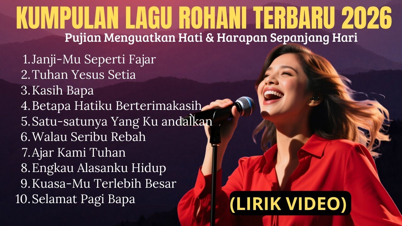 Kumpulan Lagu Rohani Terbaru 2026 | Lagu Rohani Terbaik Mengiringi Hari | Janji-Mu Seperti Fajar