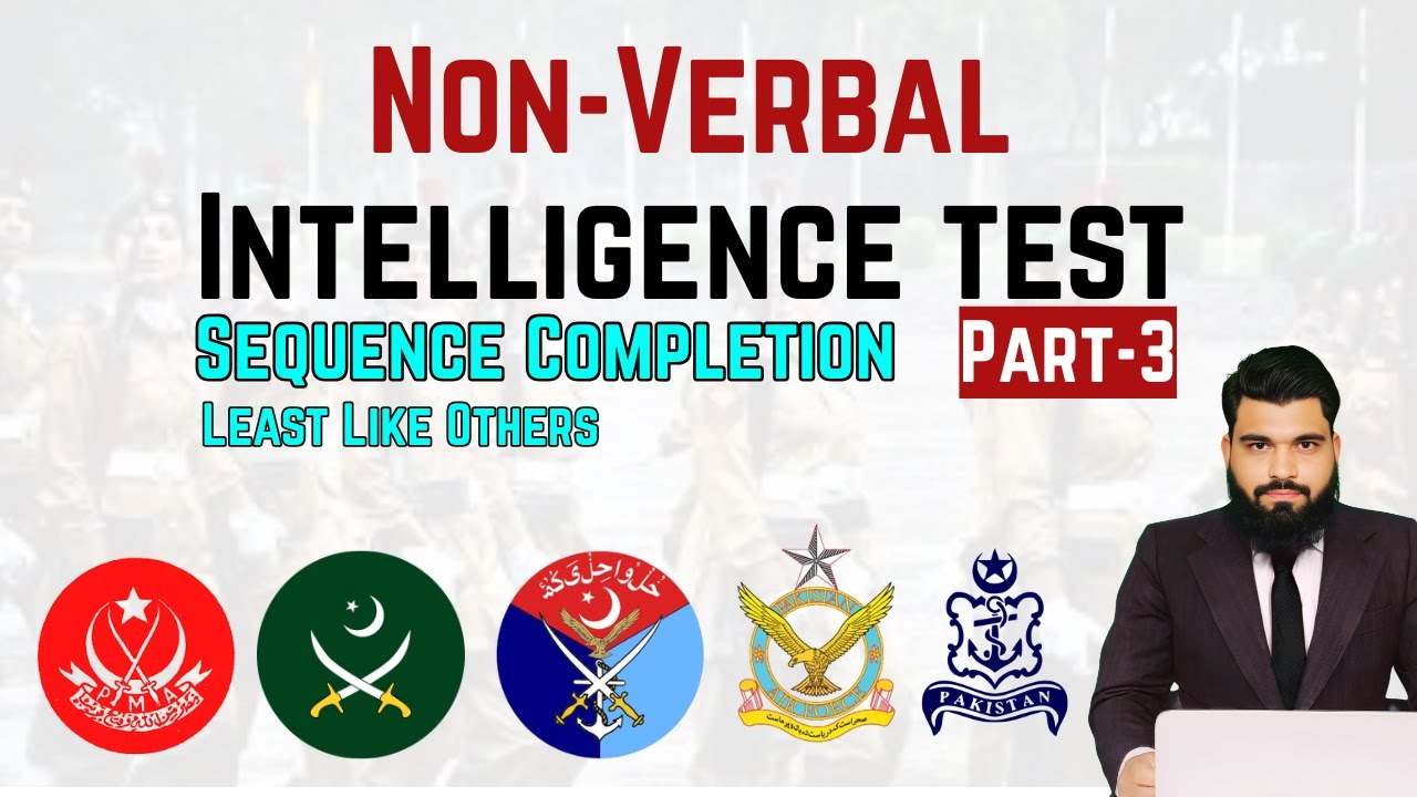 Non-Verbal Intelligence Test Part-3 | Army/Navy/PAF/AFNS/LCC/TCC/FMA/DSSC/AMC/CAE/PMA/GDP | EduSmart