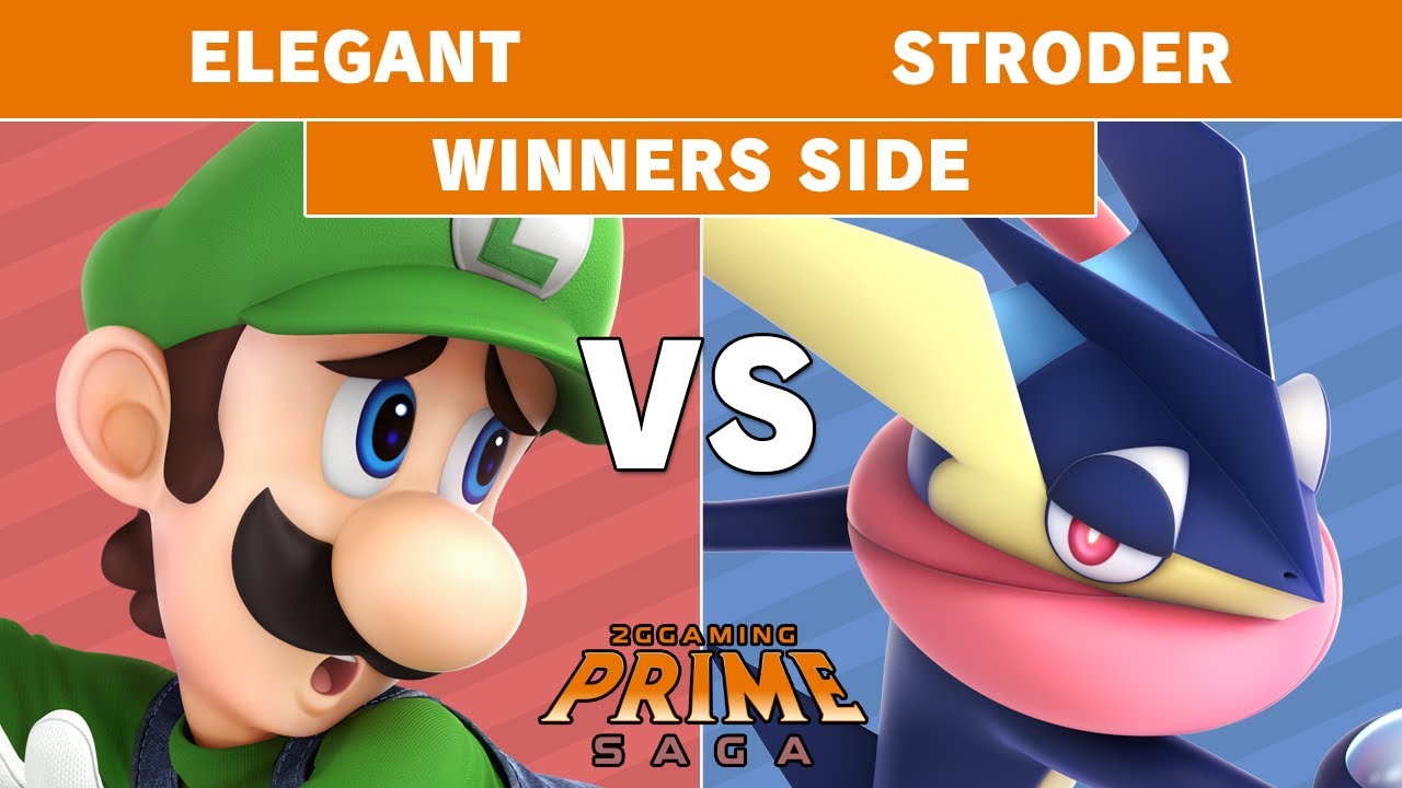 2GG: Prime Saga - Elegant (Luigi) vs Tuxedo | Stroder (Greninja) Winners Side - Smash Ultimate